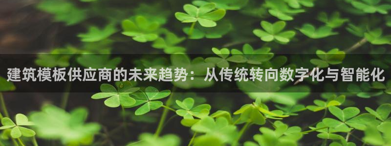 谈球吧体育综合台：建筑模板供应商的未来趋势：从传统转向数字化与智能化